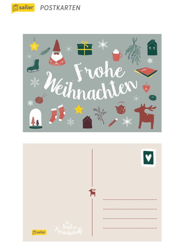 Weihnachts-Postkarten Weihnachts-Geschenkpapier_01_A3