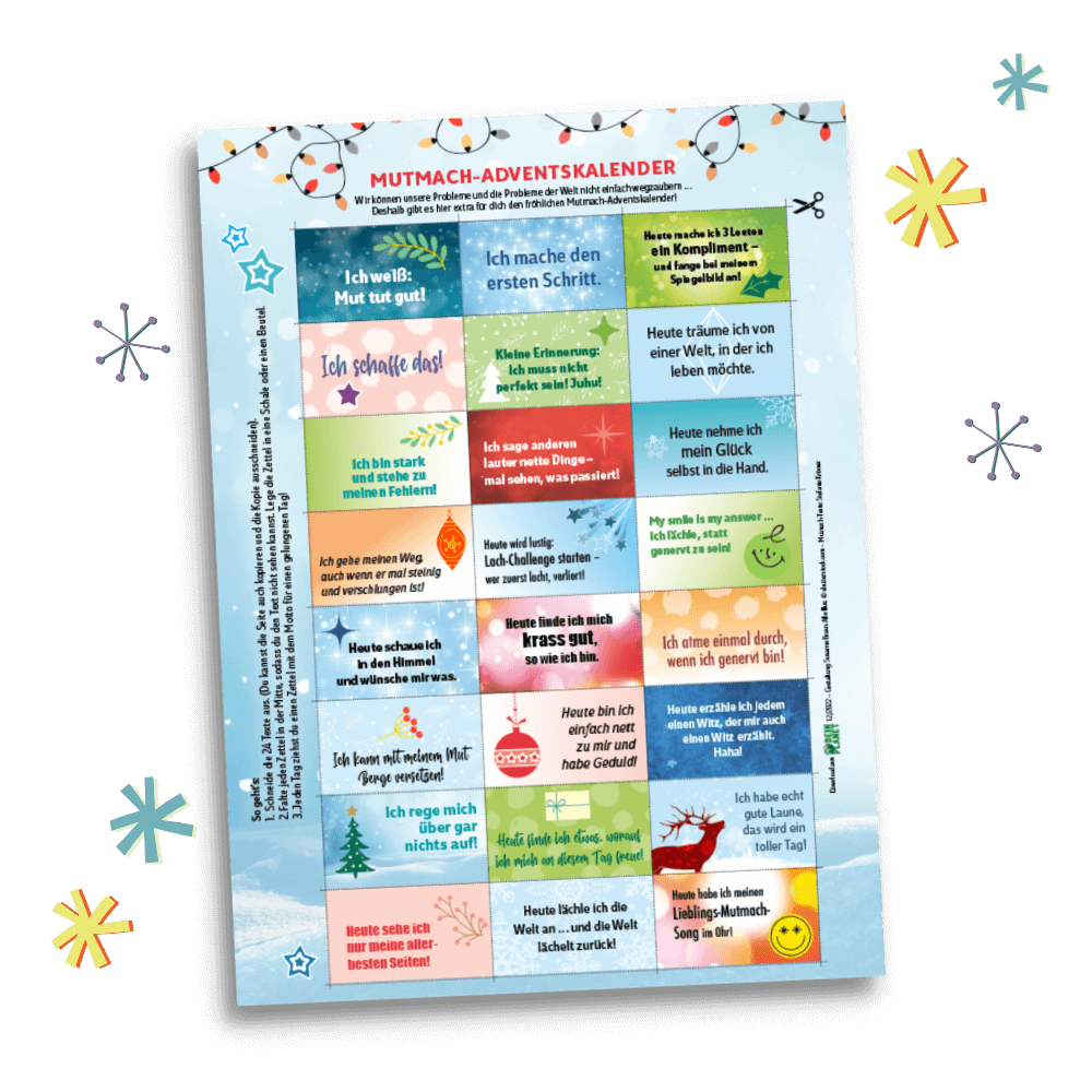 Mutmach-Adventskalender Mutmach-Adventskalender