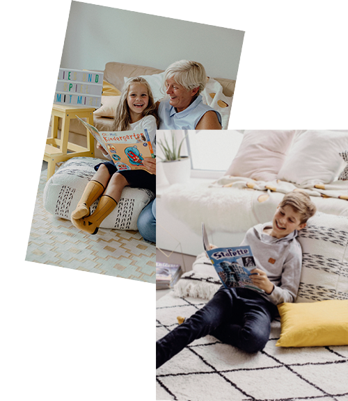 Kinder lesen Zeitschriften