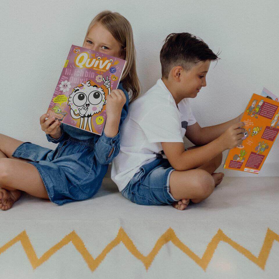 Kinder lesen in Quivi